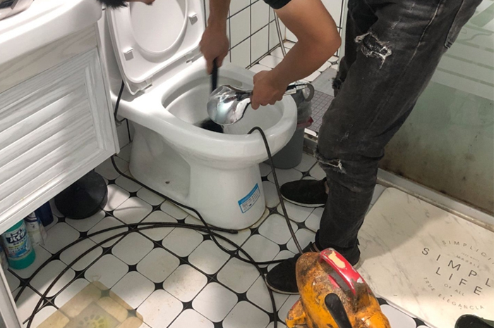 城厢疏通下水道